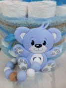 Sinine mähkmetort närimisrõnga ja lutiketiga 2