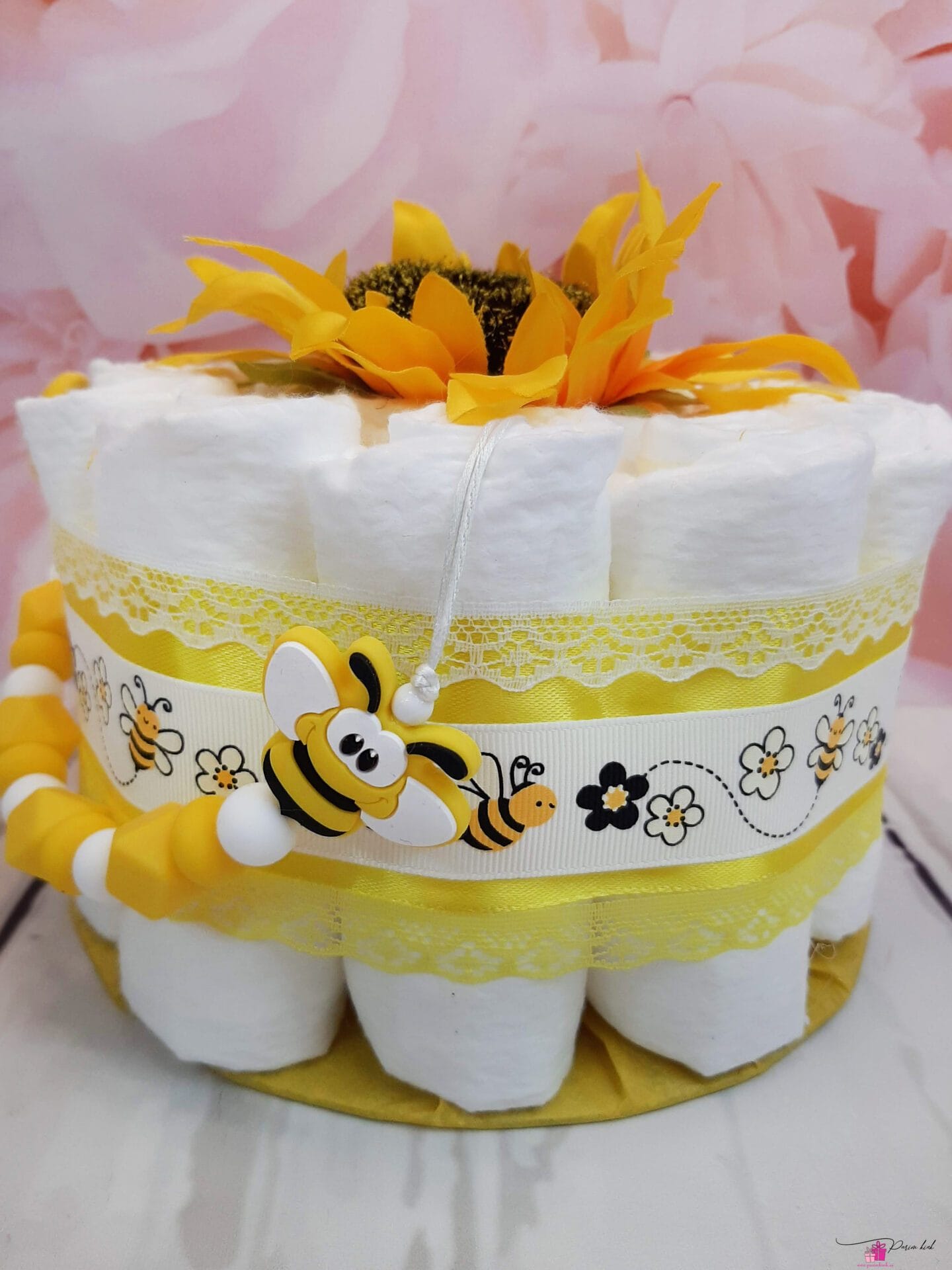 Kollane Pisike mähkmetort lutiketiga 3