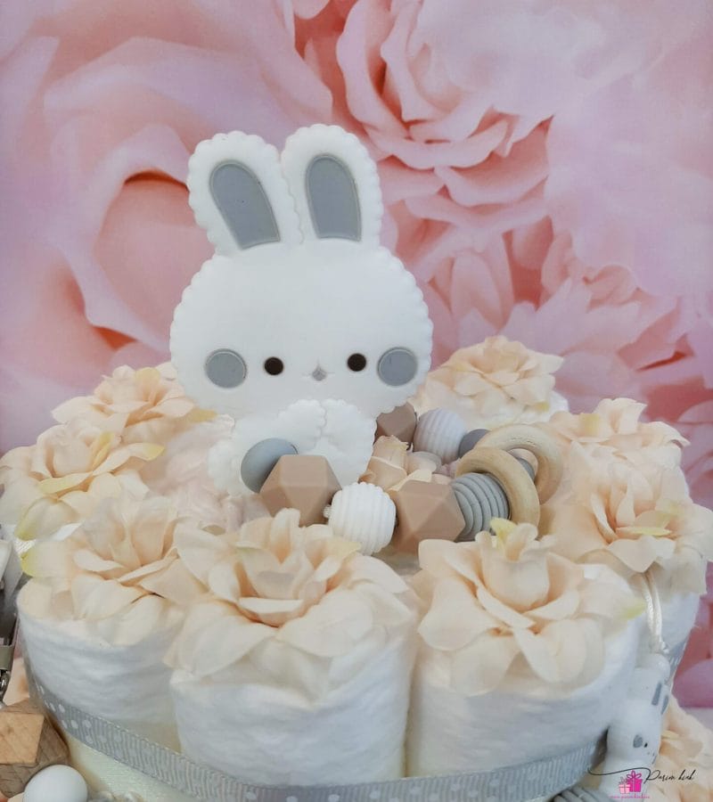 Beež mähkmetort lutiketi ja närimisrõngaga 1 Beež mähkmetort lutiketi ja närimisrõngaga 1