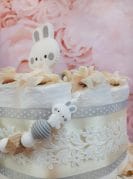 Beež mähkmetort lutiketi ja närimisrõngaga 2