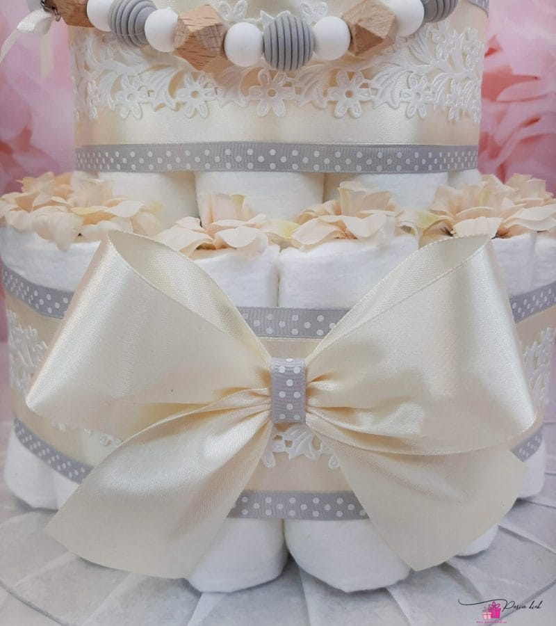 Beež mähkmetort lutiketi ja närimisrõngaga 5 Beež mähkmetort lutiketi ja närimisrõngaga 5