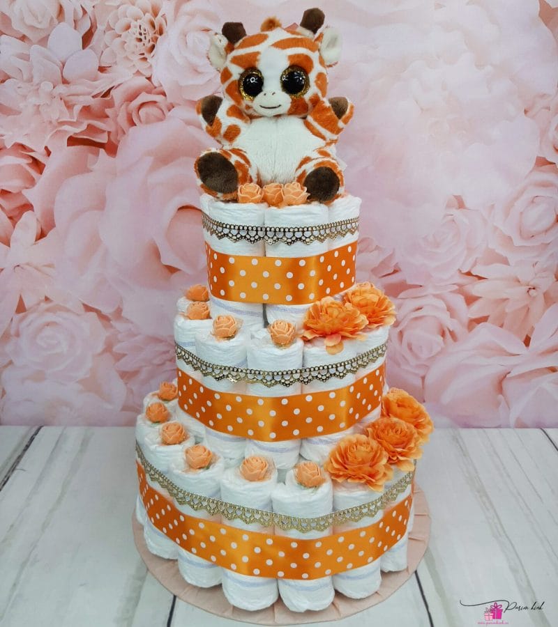 Oranž mähkmetort kaelkirjakuga