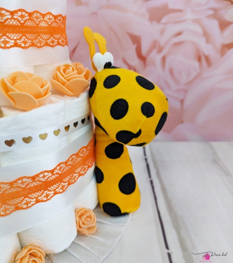 Oranz mähkmetort kõristiga 2 Oranz mähkmetort kõristiga 2