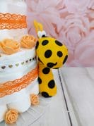 Oranz mähkmetort kõristiga 2