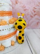 Oranz mähkmetort kõristiga 3