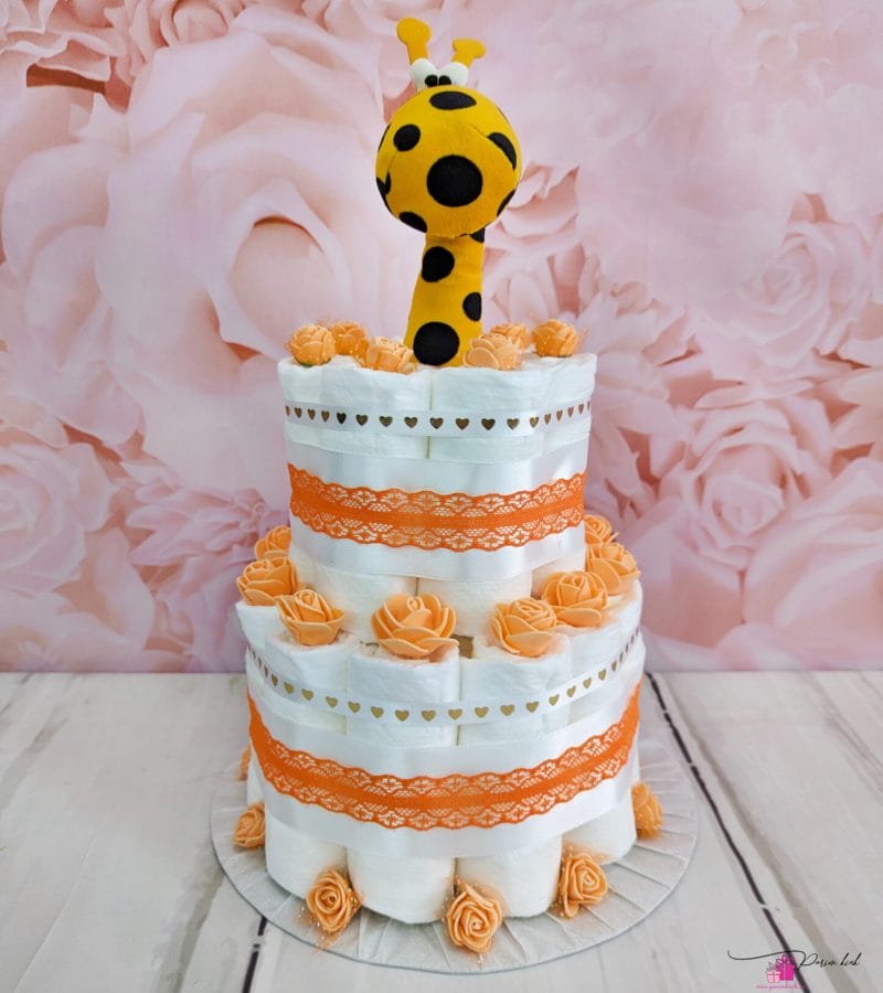 Oranz mähkmetort kõristiga Oranz mähkmetort kõristiga