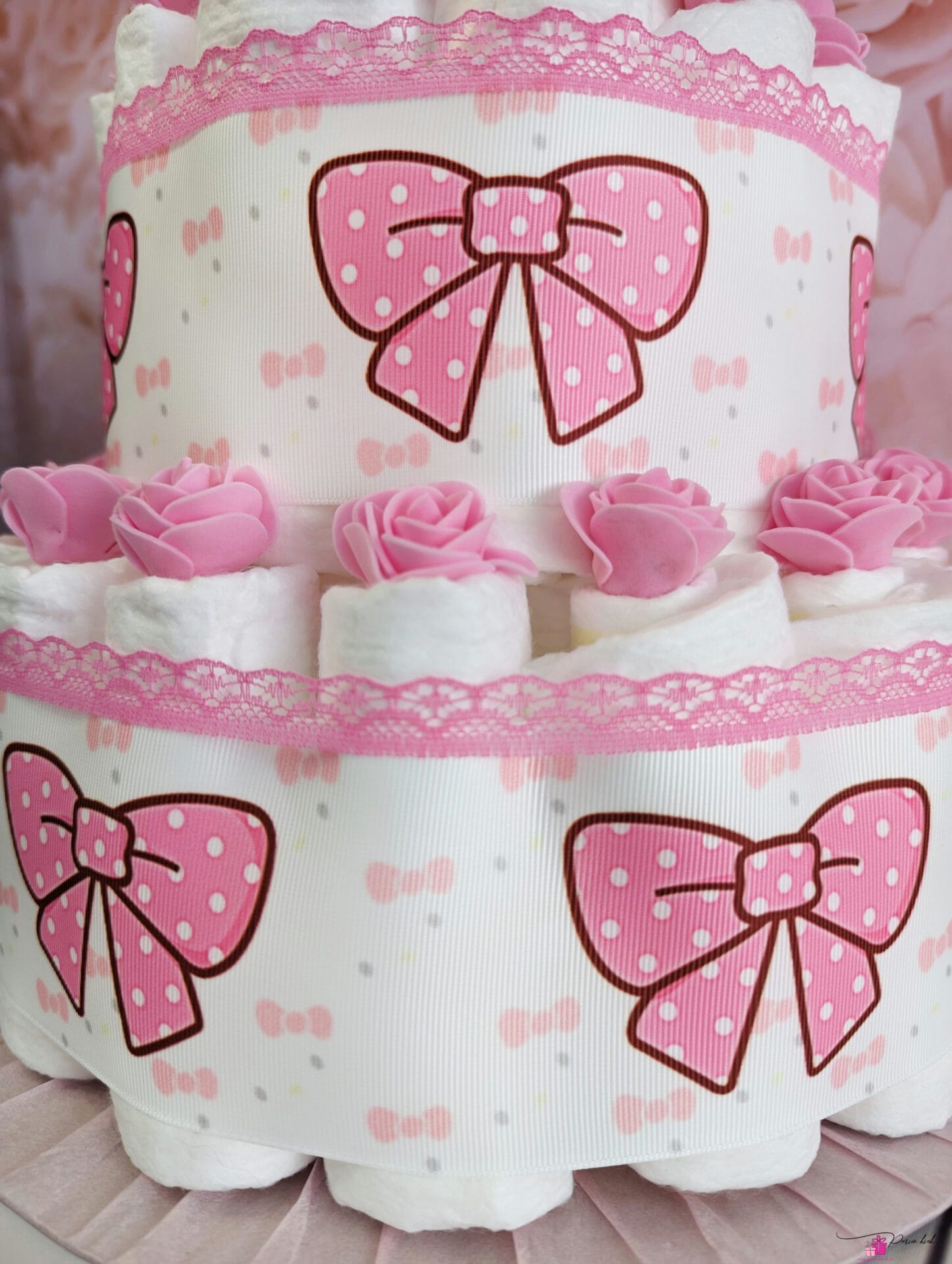 Lipsudega mähkmetort käsitöö papudega 2