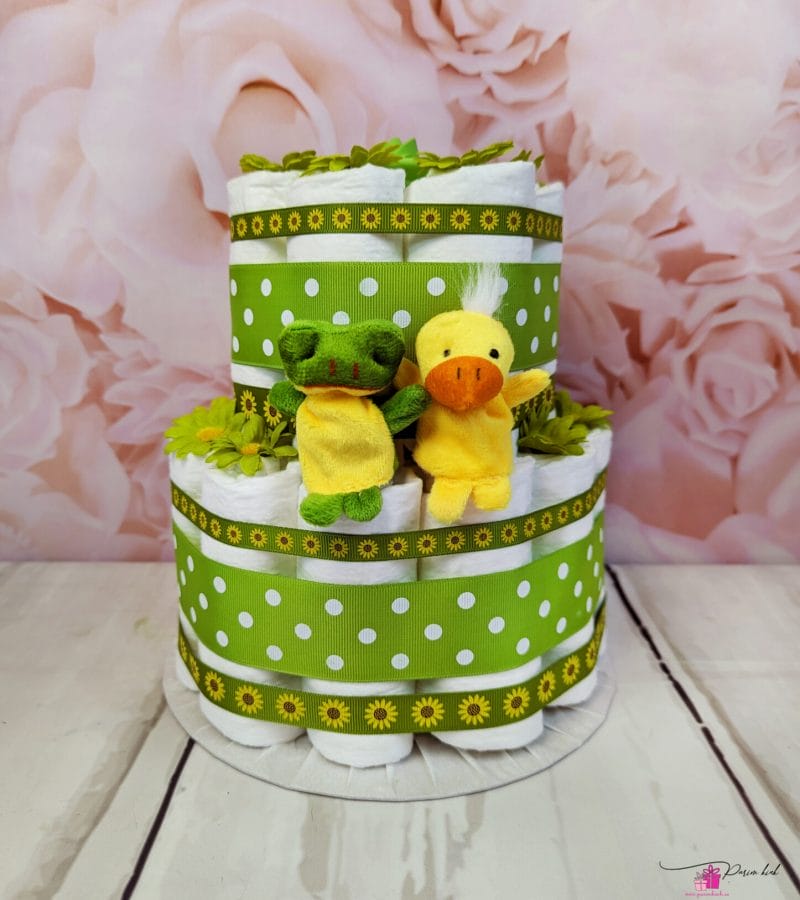 Roheline mähkmetort näpunukkudega 2