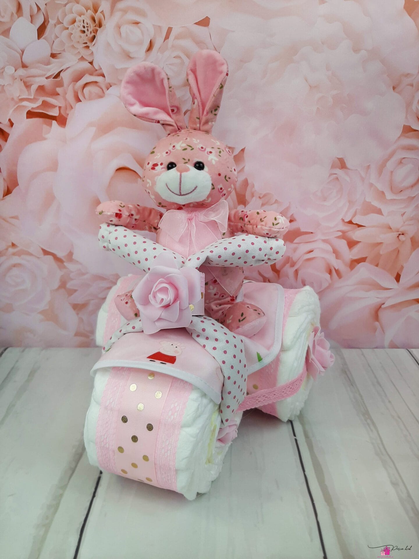 Roosa Kolmerattaline Mähkmetort 1