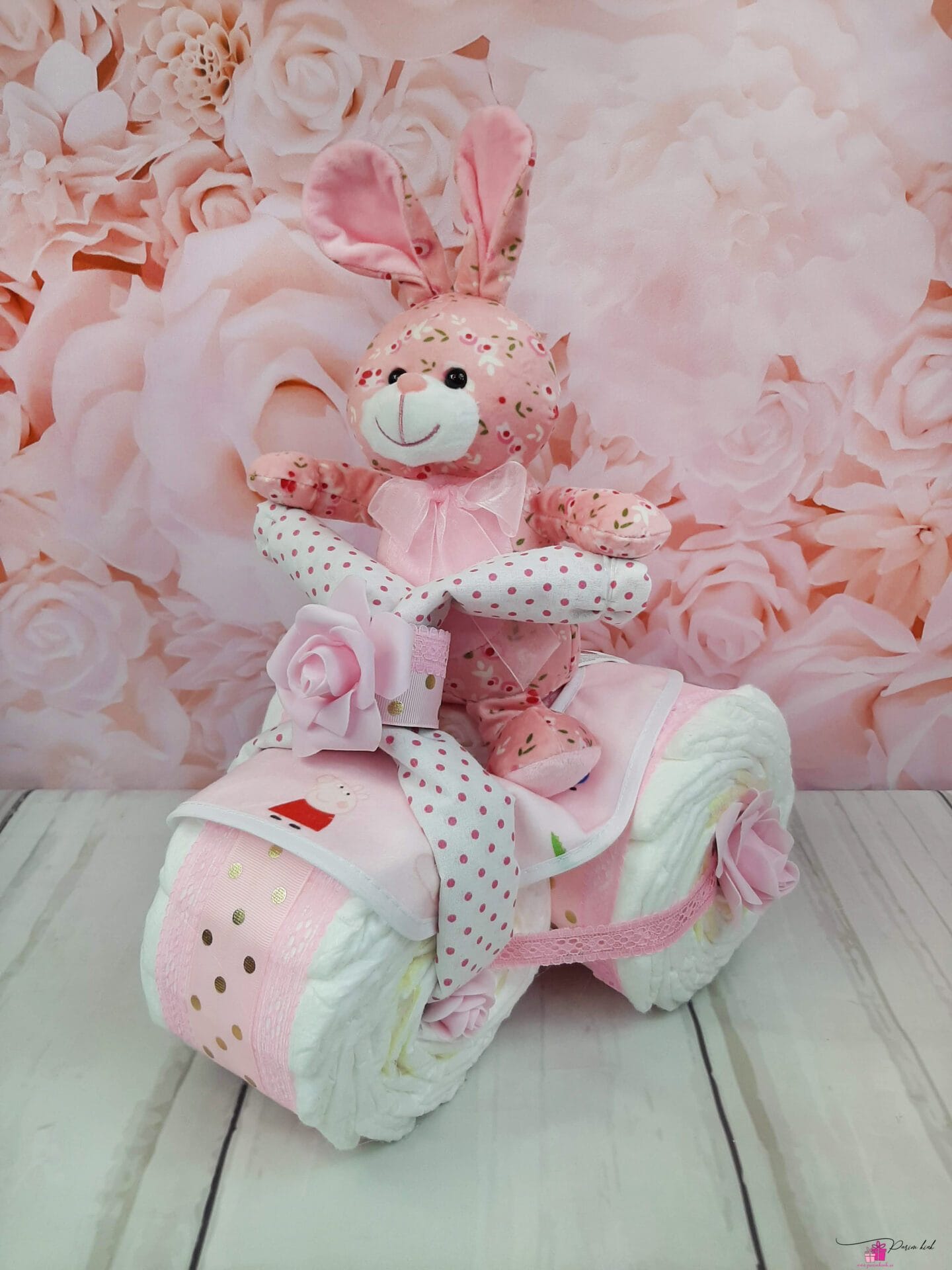 Roosa Kolmerattaline Mähkmetort 3