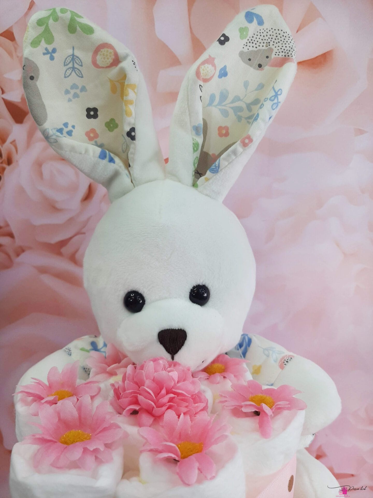 Roosa-Kuldne mähkmetort jänesega 1-2