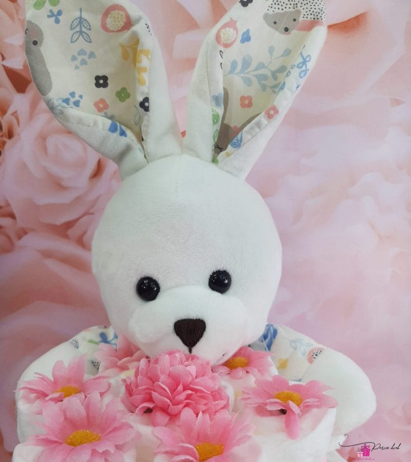 Roosa-Kuldne mähkmetort jänesega 1-2 Roosa-Kuldne mähkmetort jänesega 1-2