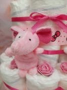 Roosa mähkmetort näpunukkudega 3