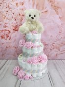 värviline mähkmetort karuga