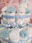 Sinine mähkmetort lutiketi ja närimisrõngaga 4