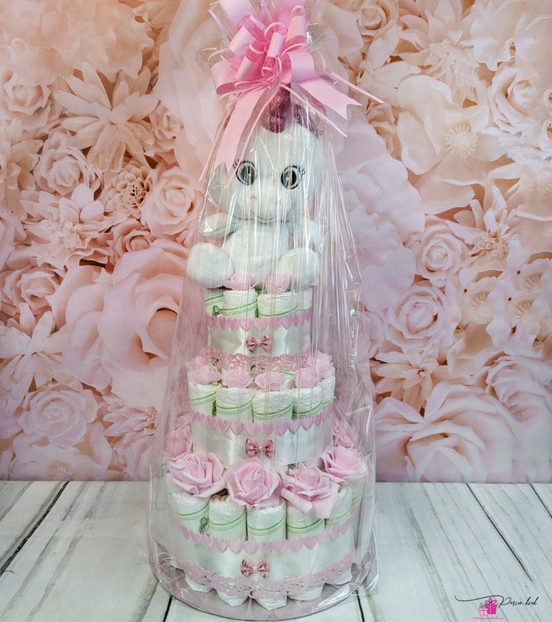 heleroosa mähkmetort ükssarvikuga 5 heleroosa mähkmetort ükssarvikuga 5