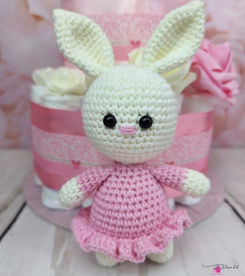 roosa väike mähkmetort amigurumiga 4 roosa väike mähkmetort amigurumiga 4