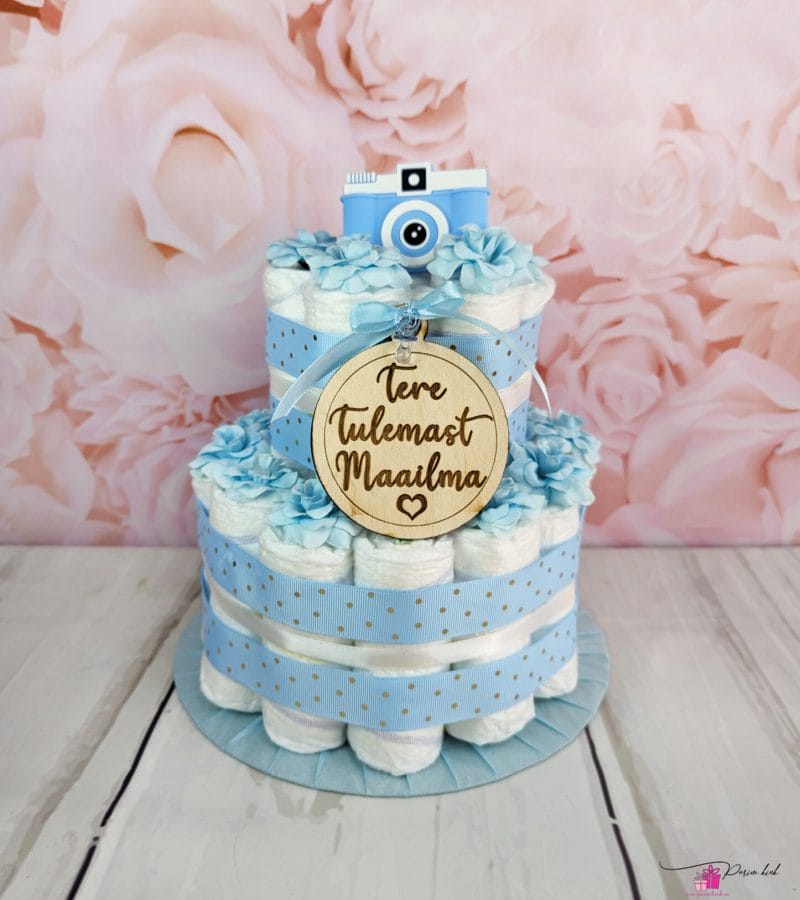 sinine mähkmetort närimisrõngaga