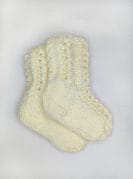 õrnkollased pitssokid beebile 1