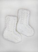 valged pitssokid beebile 1