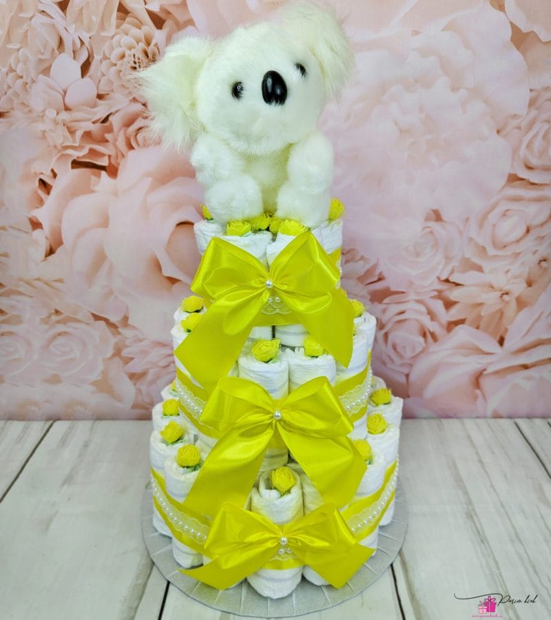 kollane mähkmetort koaalaga 2