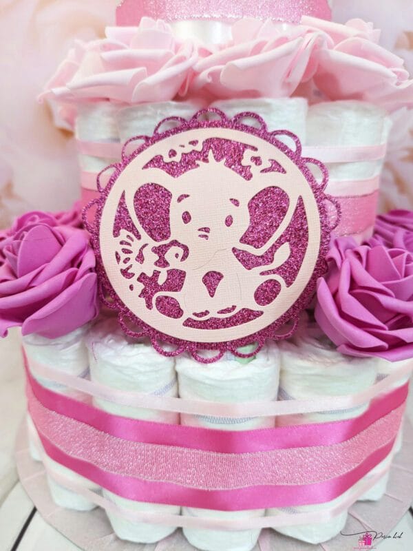 roosa mähkmetort elevandiga 2