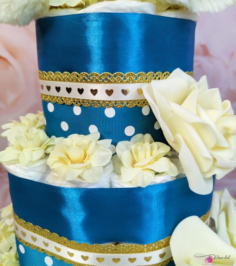 Rohekas-Sinine Mähkmetort karuga 3 Rohekas-Sinine Mähkmetort karuga 3