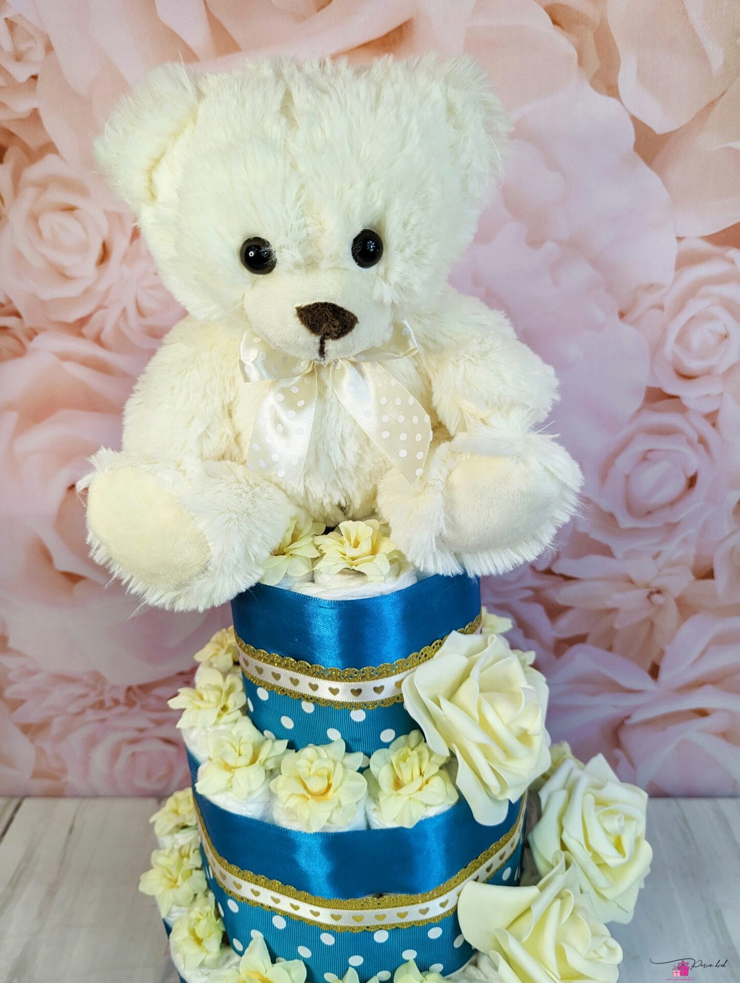 Rohekas-Sinine Mähkmetort karuga 5jpg