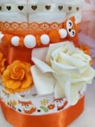 oranz väike mähkmetort lutiketiga 2