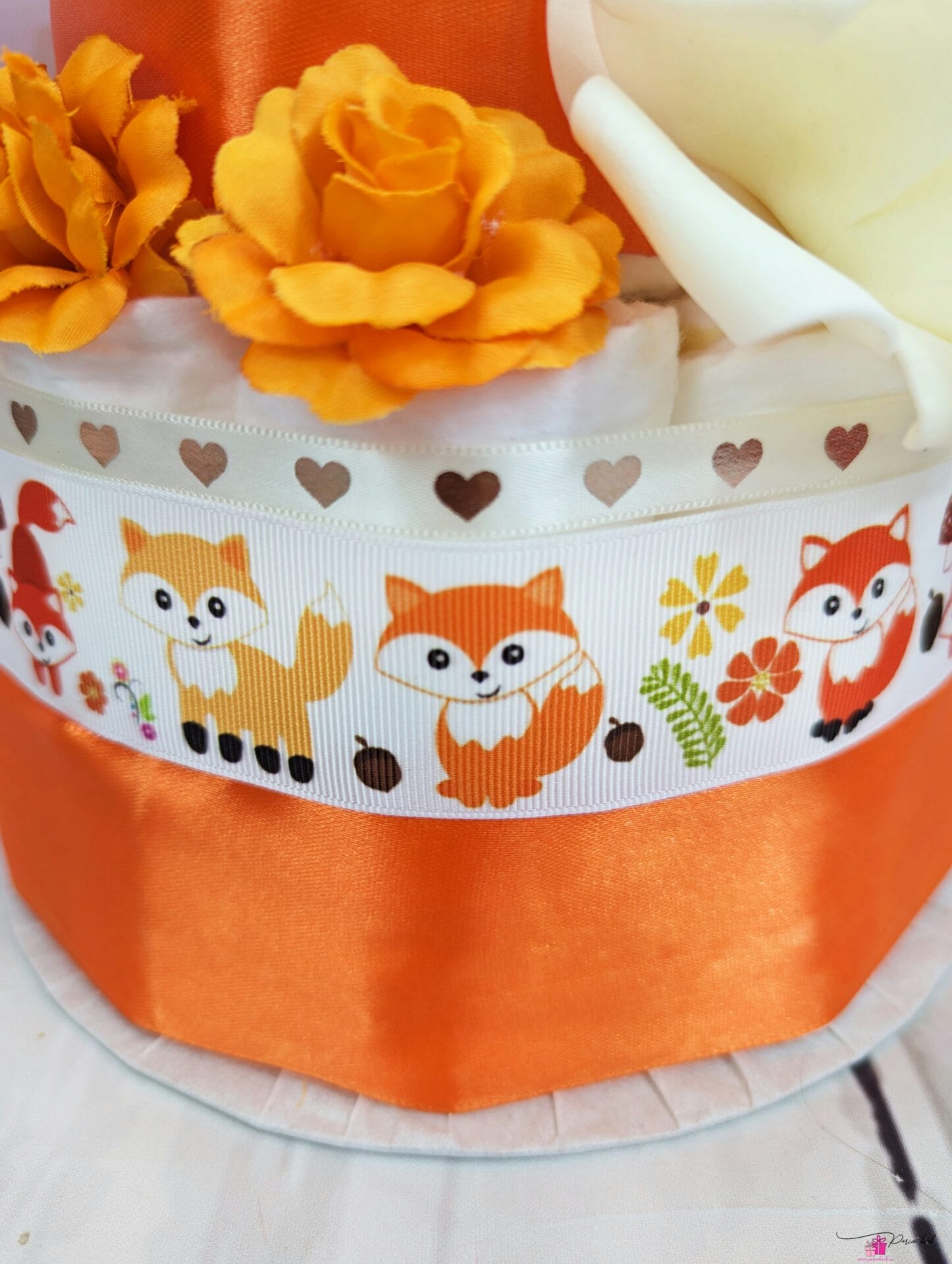 oranz väike mähkmetort lutiketiga 3