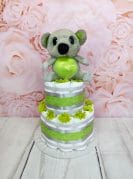 roheline mähkmetort koaalaga