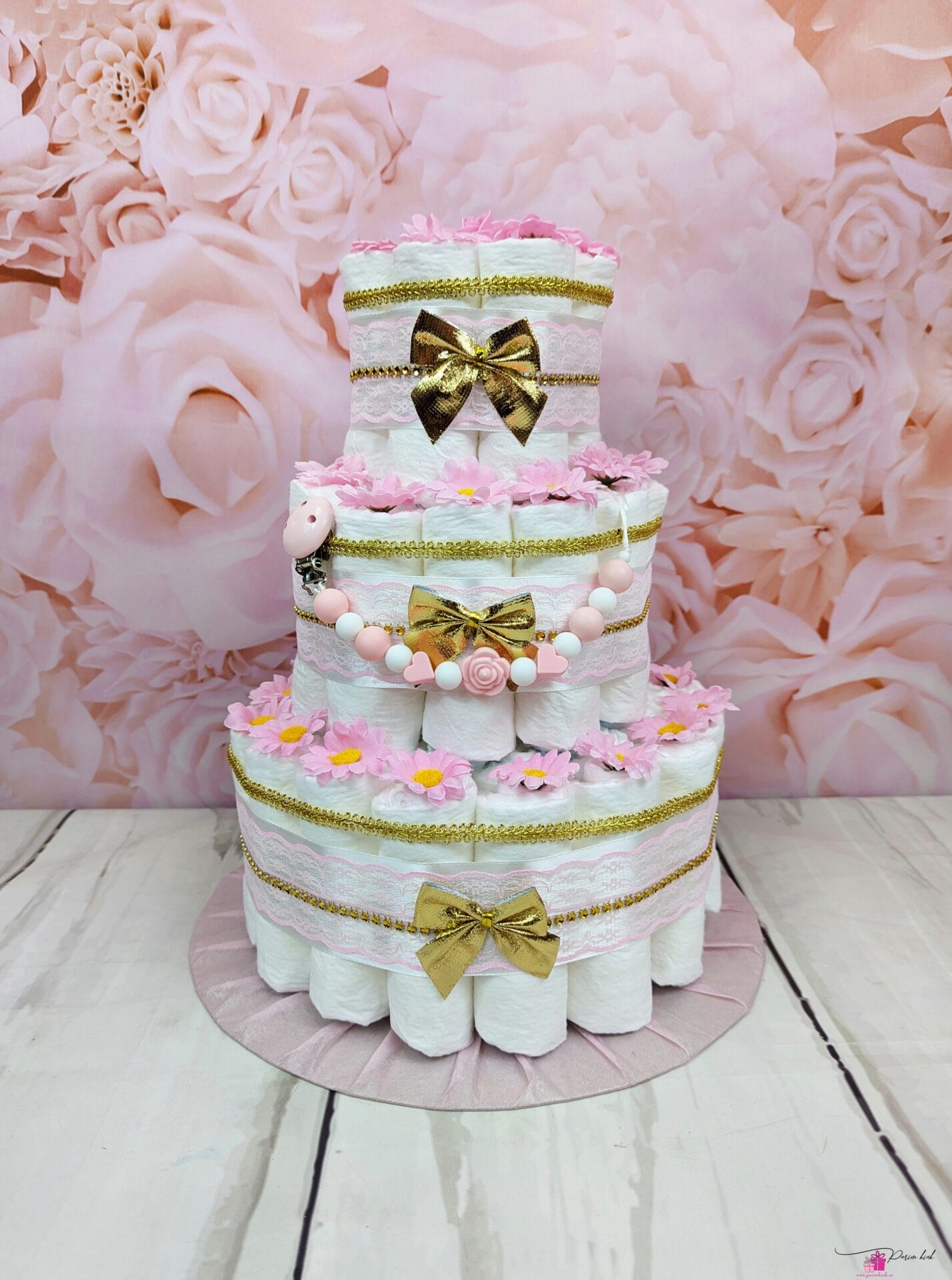 Roosa Mähkmetort Karikakardega 12