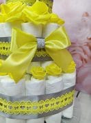 kollane mähkmetort käsitöö lambaga 3