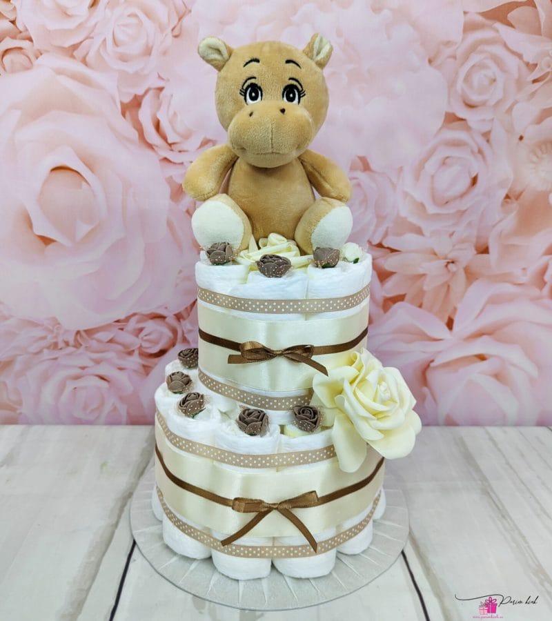 neutraalne mähkmetort jõehobuga 3