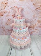 roosa-kuldne mähkmetort jänesega 15