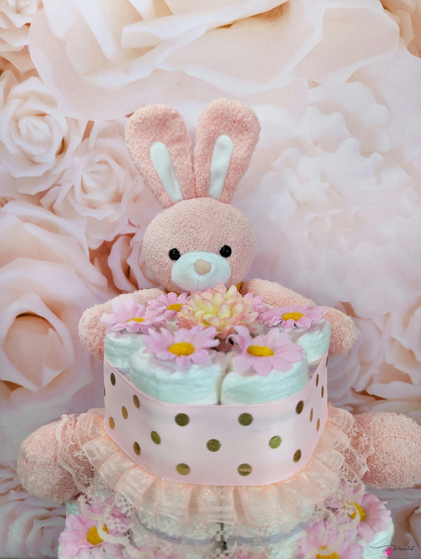 roosa-kuldne mähkmetort jänesega 13