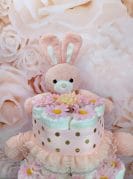 roosa-kuldne mähkmetort jänesega 13