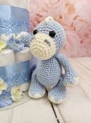 sinine mähkmetort käsitöö draakoniga 3