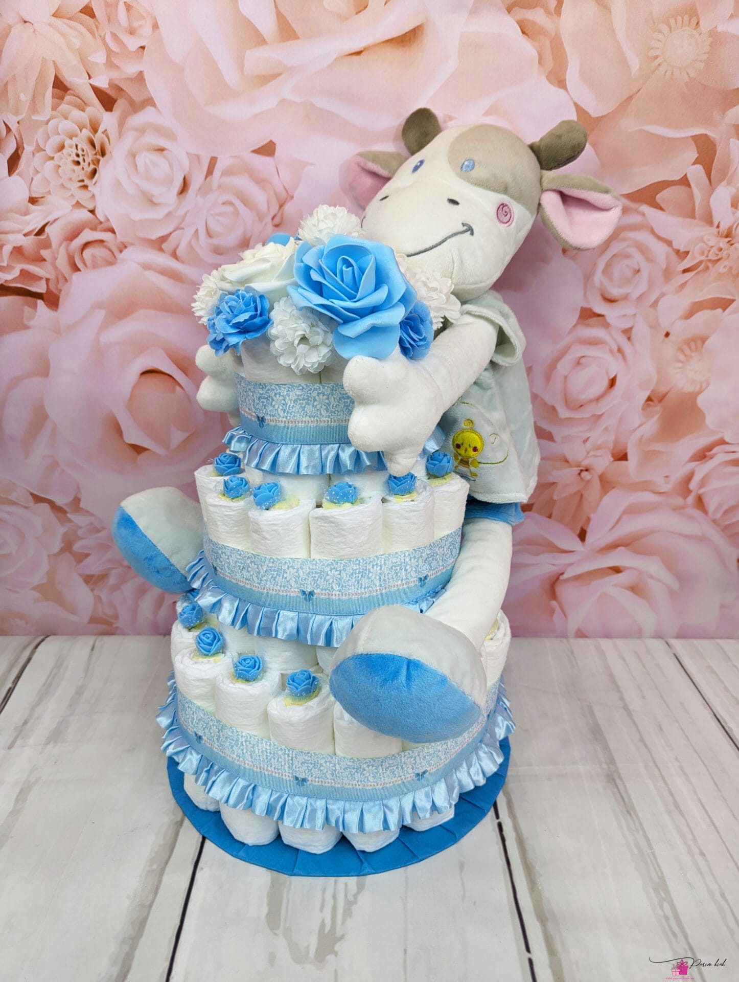 Sinine Mähkmetort Vasikaga