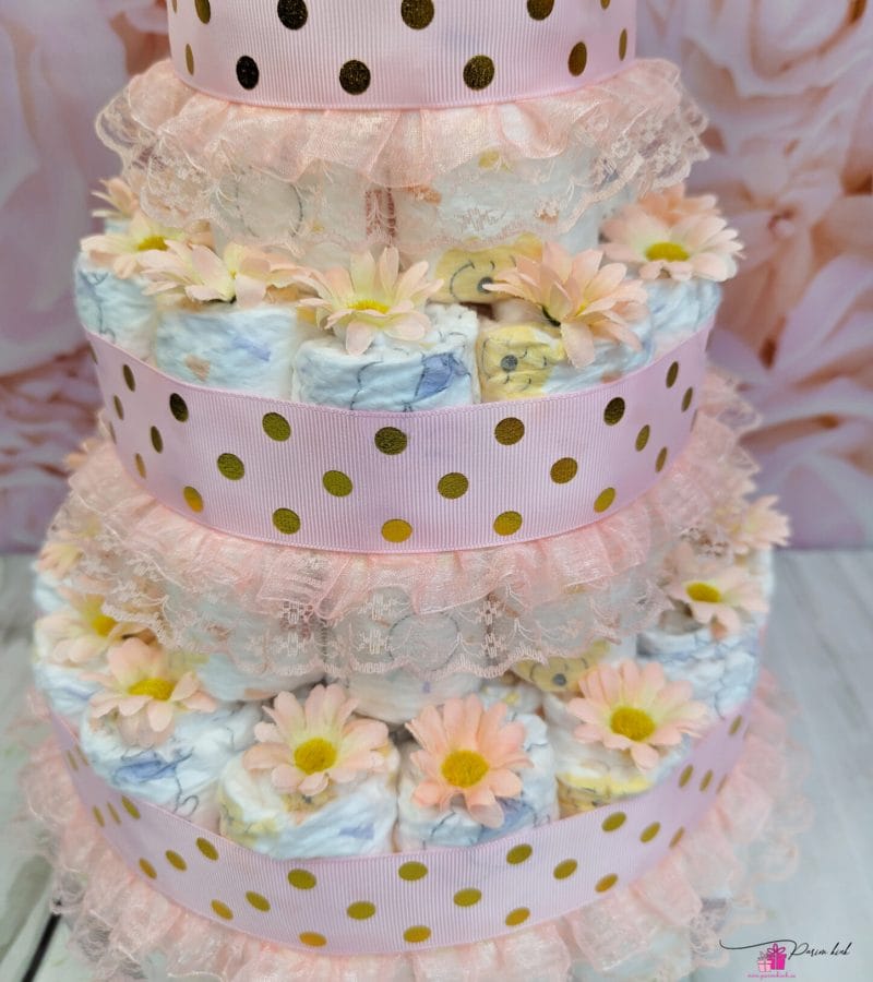 Kuldne-Roosa mähkmetort kiisuga2 Kuldne-Roosa mähkmetort kiisuga2