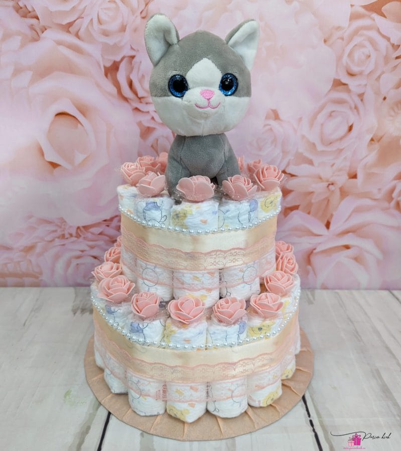 Kuldne-Roosa mähkmetort kiisuga4