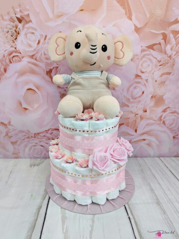 heleroosa mähkmetort elevandiga 3