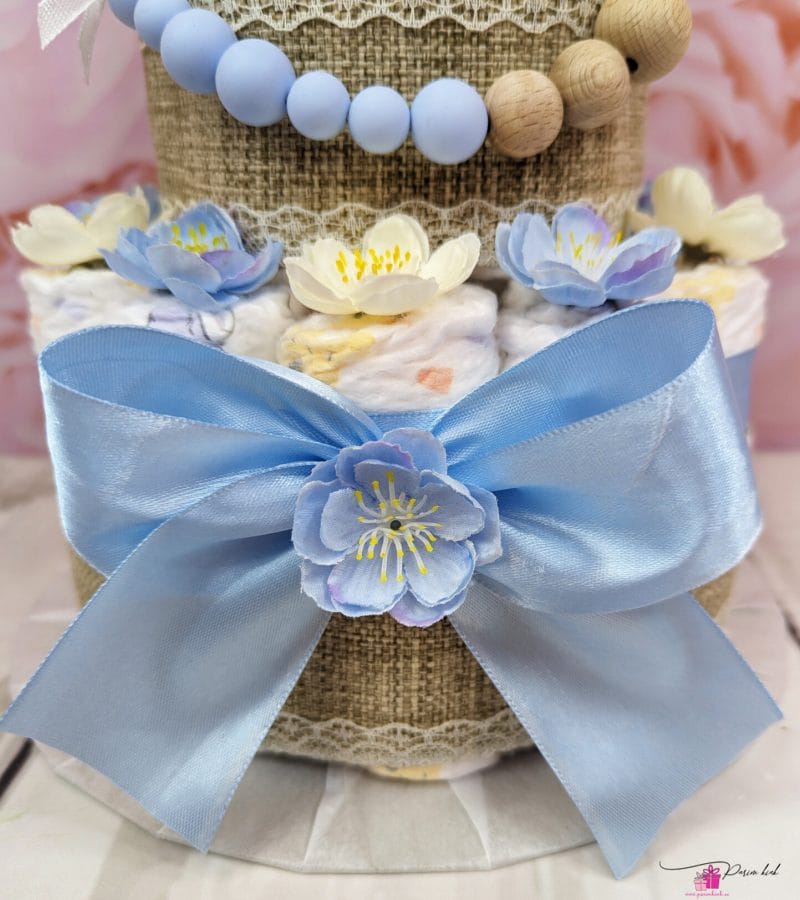 helesinine mähkmetort lutiketi ja närimisrõngaga 1 helesinine mähkmetort lutiketi ja närimisrõngaga 1