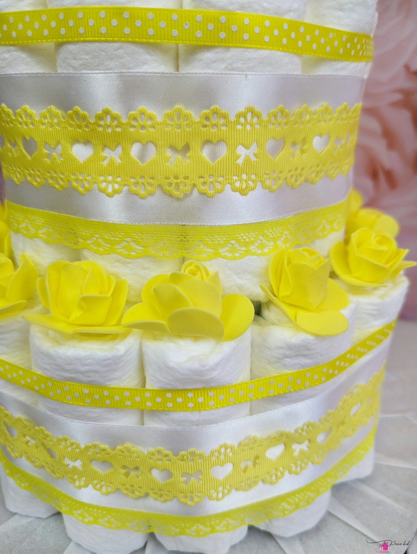 kahekordne kollane mähkmetort tibuga 1