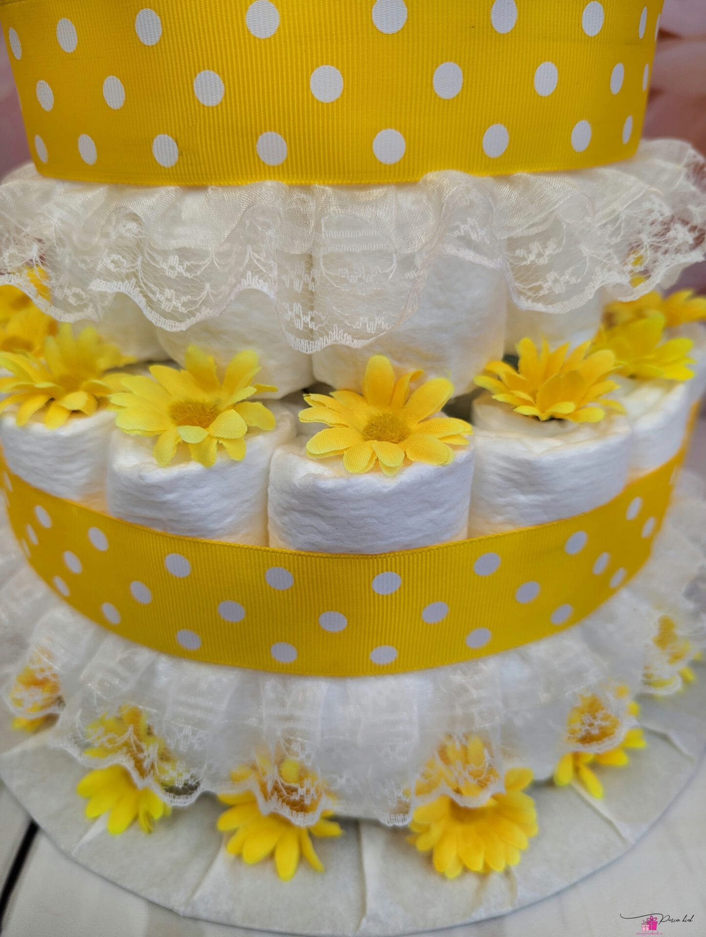 kollane mähkmetort amigurumi pardiga 2