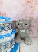 sinine mähkmetort üleannetu elevandiga