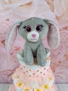 roosa-kuldne mähkmetort jänkuga 2