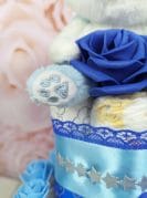 sinine mähkmetort huskyga 1