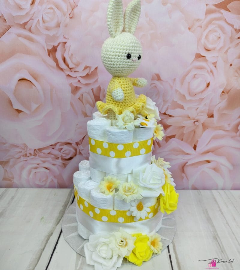 kollane väike mähkmetort amigurumiga 5 kollane väike mähkmetort amigurumiga 5