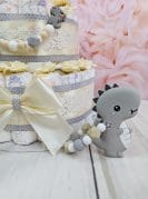 neutraalne mähkmetort lutiketi ja närimisrõngaga 5